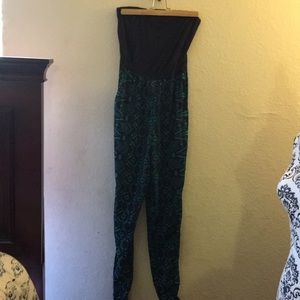 Tube top/pants romper